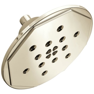 Brizo® 87461-PN Rook™ Multi-Function Raincan Shower Head, 2 gpm Flow Rate, 4 Sprays, Wall Mount, Import