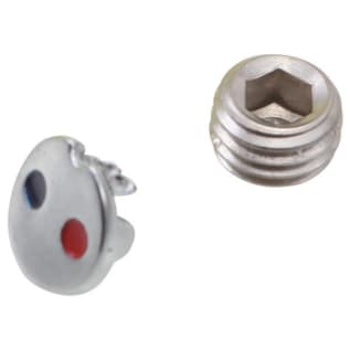 Brizo® RP50585 Set Screw and Button Assembly, For Use With 9158-DST Series High-Rise Pull Down Kitchen Faucet, Import