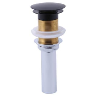 Brizo® RP72413BL Pushbutton Activated Pop-Up Drain Assembly, Matte Black, Brass Drain