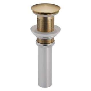 Brizo® RP72413GL Pushbutton Activated Pop-Up Drain Assembly, Luxe Gold, Brass Drain