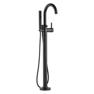 Brizo® T70175-BL Odin™ Jason Wu Free Standing Tub Filler Trim, 2 gpm Flow Rate, Matte Black, 1 Handles, Domestic
