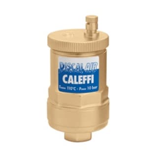 Caleffi DISCALAIR® 551004A High Discharge Automatic Air Vent, 1/2 in Nominal, FNPT Connection, 150 psi Working, 250 deg F, Brass, Import