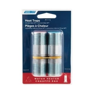 Camco 01013 Dielectric Heat Trap, For Use With Water Heaters, 3/4 in MNPT, Import