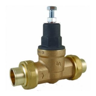 Cash Acme® 23157-0045 EB45 Double Union Pressure Regulating Valve, 1 in, C, 45 psi, Bronze Body, Domestic