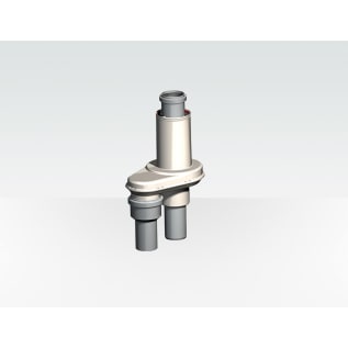 Centrotherm Eco Systems InnoFlue® ICTCR24 Twin Pipe/Concentric Reversible Adapter, Polypropylene L