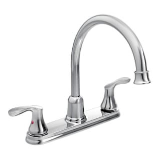 CFG 40617 Kitchen Faucet, Cornerstone™, Residential, 1.5 gpm Flow Rate, 8 in Center, High-Arc Spout, Polished Chrome, 2 Handles, Domestic