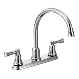 CFG CA41611 Capstone® Kitchen Faucet, 1.5 gpm Flow Rate, 8 in Center, High-Arc Spout, Polished Chrome, 2 Handles, Import