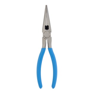 Channellock® 317 Long Nose Side-Cutting Plier With Cutter, 2.36 in L x 0.87 in W, Cross Hatched Teeth Carbon Steel Jaw, 8 in OAL