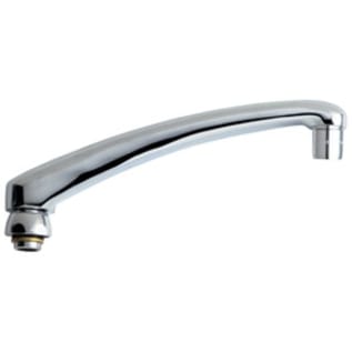 Chicago Faucet® L8JKABCP Type L Swing Spout, 8 in L x 2-3/4 in H, Brass, Polished Chrome