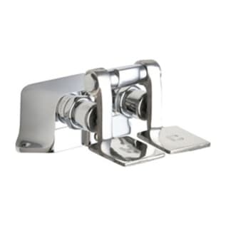 Chicago Faucet® 625-ABCP Hot and Cold Water Pedal Box With Short Pedals, 1/2 x 3/8 in, FNPT, 20 to 125 psi, Polished Chrome, Domestic