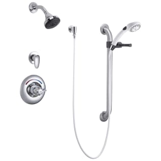 DELTA® T13H333 Universal Shower Valve Trim, MultiChoice®, 1.5 gpm, Polished Chrome, Domestic