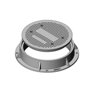 D&L Supply Company A-1055 Heavy Duty Water Manhole Ring and Cover, 24 in OD