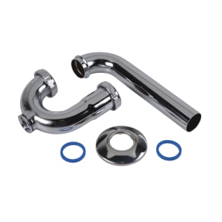 Dearborn® 707-1 P-Trap, 1-1/4 in Nominal, 1-1/4 in Inlet x 1-1/4 in Outlet, Brass, Slip Joint Connection, Import