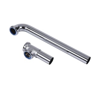 Dearborn® 108A-1 End Outlet Waste With Slip Joint Connection, 1-1/2 in Nominal, 20 ga, Brass, Polished Chrome, Import