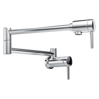 DELTA® 1165LF Contemporary Pot Filler Faucet, 4 gpm Flow Rate, Swivel Spout, Polished Chrome, 2 Handles, Import