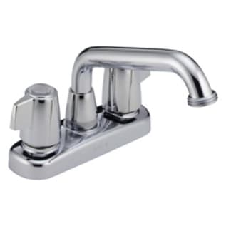 DELTA® 2121LF Classic™ Laundry Faucet, 4 in Center, Polished Chrome, 2 Handles, Import