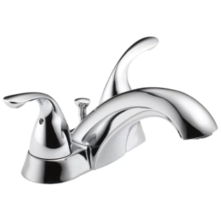 DELTA® 2523LF-MPU Centerset Lavatory Faucet, Classic, Polished Chrome, 2 Handles, Metal Pop-Up Drain, 1.2 gpm