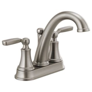 DELTA® 2532LF-SSMPU Bathroom Faucet, Woodhurst™, Stainless, 2 Handles, Metal Pop-Up Drain, 1.2 gpm