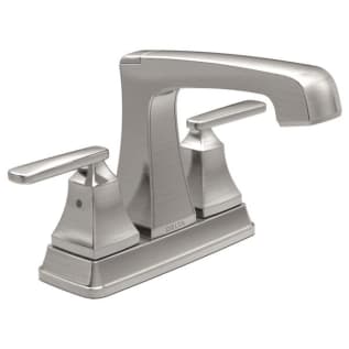 DELTA® 2564-SSMPU-DST Ashlyn® Centerset Lavatory Faucet, Stainless Steel, 2 Handles, Metal Pop-Up Drain, 1.2 gpm Flow Rate