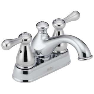 DELTA® 2578LF-278 Centerset Lavatory Faucet, Leland®, Polished Chrome, 2 Handles, 50/50 Pop-Up Drain, 1.2 gpm