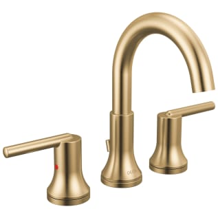 DELTA® 3559-CZMPU-DST Trinsic® Widespread Lavatory Faucet, Commercial, 1.5 gpm Flow Rate, 4-15/16 in H Spout, 4 to 16 in Center, Brilliance® Champagne Bronze, 2 Handles, Pop-Up Drain, Domestic
