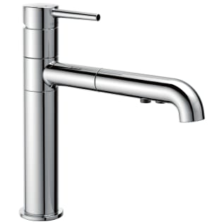 DELTA® 4159-DST Trinsic® Kitchen Faucet, Commercial, 1.8 gpm Flow Rate, 120 deg Swivel Spout, Polished Chrome, 1 Handles, 1/3 Faucet Holes, Domestic