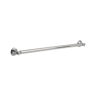 DELTA® 41636 Traditional Decorative Grab Bar, 36 in L x 1-1/4 in Dia, Polished Chrome, Zinc, Import