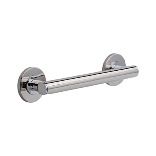 DELTA® 41812 Round Contemporary Decorative Grab Bar, 12 in L x 1-1/4 in Dia, Polished Chrome, Stainless Steel, Import