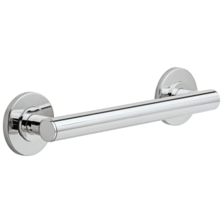 DELTA® 41812 Round Contemporary Decorative Grab Bar, 12 in L x 1-1/4 in Dia, Polished Chrome, Stainless Steel, Import