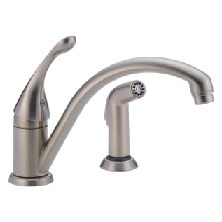 DELTA® 441-SS-DST Collins™ Kitchen Faucet, 1.8 gpm Flow Rate, Swivel Spout, Stainless Steel, 1 Handles, Domestic