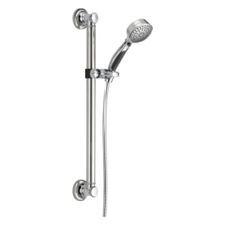 DELTA® 51900 Traditional Decorative Shower Kit, 9 Shower Head, 2 gpm Flow Rate, 82 in L Hose, Polished Chrome, Import