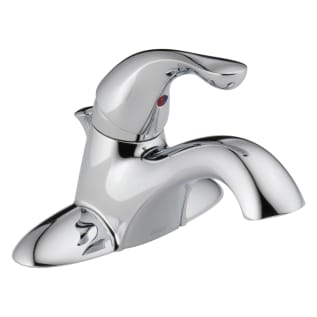 DELTA® 520-MPU-DST Classic Centerset Lavatory Faucet, Polished Chrome, 1 Handles, 50/50 Pop-Up Drain, 1.2 gpm Flow Rate