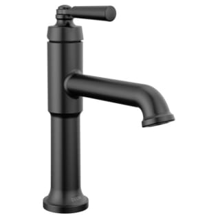 DELTA® 536-BLMPU-DST SAYLOR™ Single Handle Bathroom Faucet, 1.2 gpm Flow Rate, 4.5 in H Spout, 1 Handles, Pop-Up Drain, 1 Faucet Holes, Matte Black, Function: Lavatory