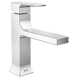 DELTA® 537-MPU-DST Velum™ Single-Handle Bathroom Faucet, 1.2 gpm Flow Rate, 4-7/16 in H Spout, 1 Handles, Pop-Up Drain, 1, 3 Faucet Holes, Chrome, Function: Lavatory