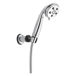 DELTA® 55433 Wall Mount Hand Shower, 3 in Dia 3 Shower Head, 1.75 gpm Flow Rate, 60 in L Hose, 1/2 in Connection, Polished Chrome, Import