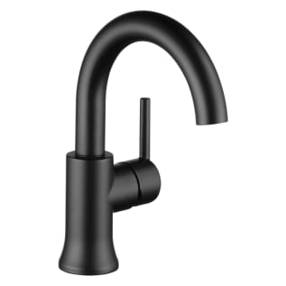 DELTA® 559HA-BL-DST Trinsic® Lavatory Faucet, 1.2 gpm Flow Rate, 8-7/8 in H Spout, 1 Handle, Metal Push Pop-Up Drain, 1 Faucet Hole, Matte Black, Function: Traditional