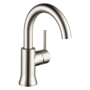 DELTA® 559HA-SS-DST Trinsic® Lavatory Faucet, Commercial, 1.2 gpm Flow Rate, 5-3/4 in H Spout, 1 Handles, Push Pop-Up Drain, 1 Faucet Holes, Stainless Steel, Function: Traditional