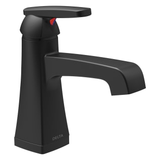 DELTA® 564-BLMPU-DST Ashlyn® Lavatory Faucet, 1.2 gpm Flow Rate, 3-7/16 in H Spout, 1 Handle, Pop-Up Drain, 1 Faucet Hole, Matte Black, Function: Traditional