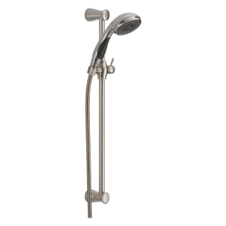 DELTA® 57014-SS Lahara® Premium Hand Shower, 3 Shower Head, 2.5 gpm Flow Rate, 70 in L Hose, 1/2-14 Male NPSM Connection, Stainless Steel, Import