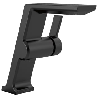 DELTA® 699-BL-DST Pivotal™ Mid-Height Vessel Bathroom Faucet, 4-5/8 in Spout, 7 in H Spout, Matte Black, 1 Handles, Domestic