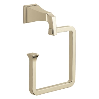 DELTA® 75146-PN Dryden™ Towel Ring, 6 in Ring, 3-1/2 in OAD x 7-3/4 in OAH, Brass, Polished Nickel, Import