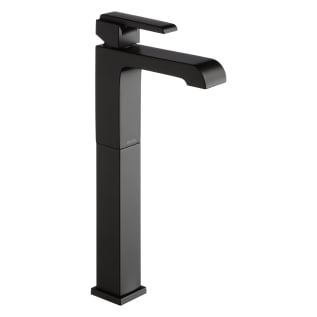 DELTA® 767LF-BL Ara® Vessel Lavatory Faucet, 5-1/2 in Spout, 11-1/8 in H Spout, Matte Black, 1 Handles, Domestic