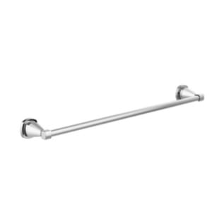 DELTA® 77624 Towel Bar, Stryke™, 24 in L Bar, 3-3/8 in OAD x 2-1/8 in OAH, Zinc, Polished Chrome, Import