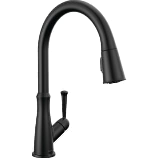 DELTA® 9110-BL-DST Pull-Down Kitchen Faucet, 1.8 gpm Flow Rate, Matte Black, 1 Handles, 1 Faucet Holes, Spray/Aerated Stream Function