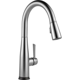 DELTA® 9113T-AR-DST Essa® Kitchen Faucet, 1.8 gpm Flow Rate, Arctic™ Stainless Steel, 1 Handles, 1 or 3 Faucet Holes, Function: Traditional, Domestic, Commercial