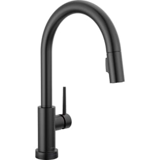 DELTA® 9159TV-BL-DST Trinsic® Pulldown Kitchen Faucet, 1.8 gpm Flow Rate, Matte Black, 1 Handles, 1/3 Faucet Holes, Function: Touchless, Domestic, Commercial/Residential