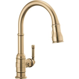 DELTA® 9190-CZ-DST Broderick™ Pulldown Kitchen Faucet, 1.8 gpm Flow Rate, Brilliance® Champagne Bronze, 1 Handles, 1 Faucet Holes, Function: Traditional, Domestic, Commercial/Residential