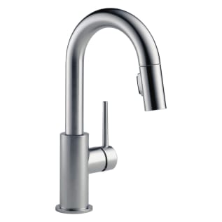 DELTA® 9959-AR-DST Trinsic® Pull-Down Pulldown Bar/Prep Faucet, 1.8 gpm Flow Rate, Arctic™ Stainless Steel, 1 Handles, 1 Faucet Holes, Domestic