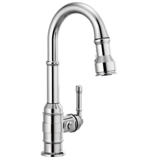 DELTA® 9990-DST Broderick™ Pulldown Bar/Prep Faucet, 1.8 gpm Flow Rate, Polished Chrome, 1 Handles, 1 Faucet Holes, Function: Traditional, Domestic, Commercial/Residential