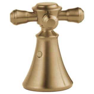 DELTA® H295CZ Cassidy™ Cross Handle, For Use With Model 3597LF-MPU-LHP Widespread Lavatory Faucet, Brass, Brilliance® Champagne Bronze, Import